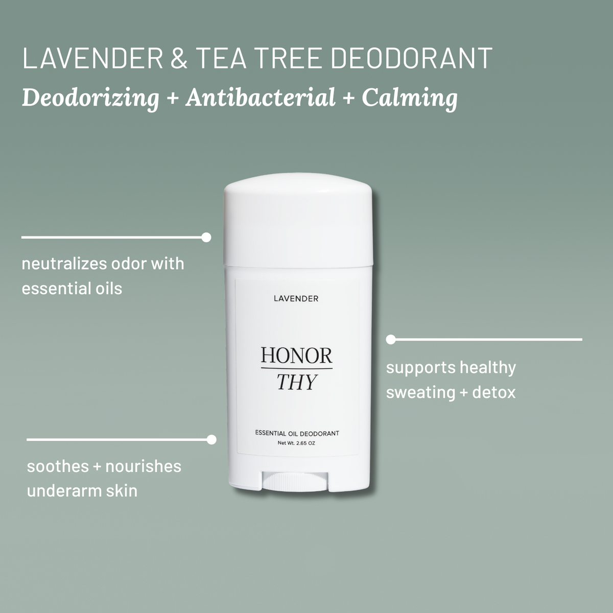 Lavender and Tea Tree Deodorant