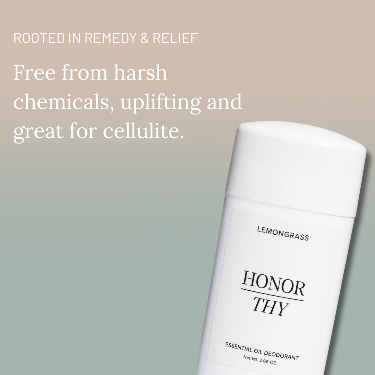 Lemongrass and Tea Tree Deodorant