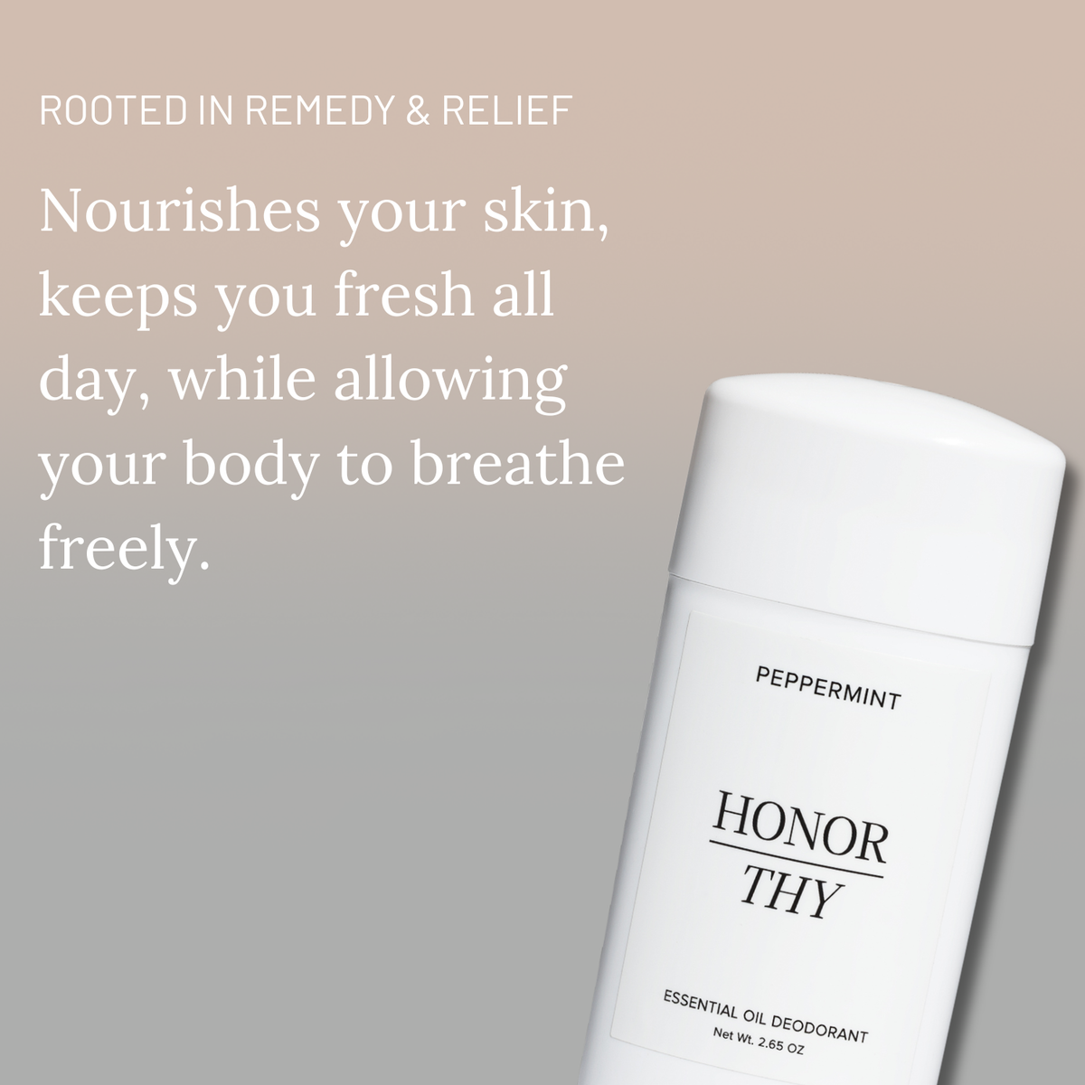 Peppermint and Tea Tree Deodorant