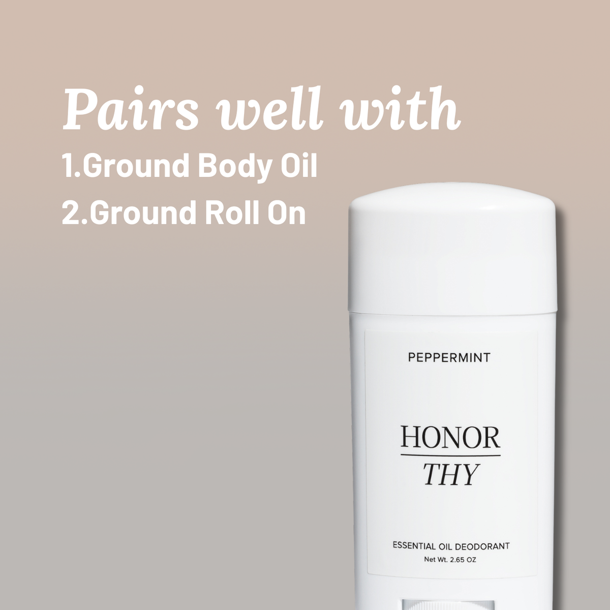 Peppermint and Tea Tree Deodorant