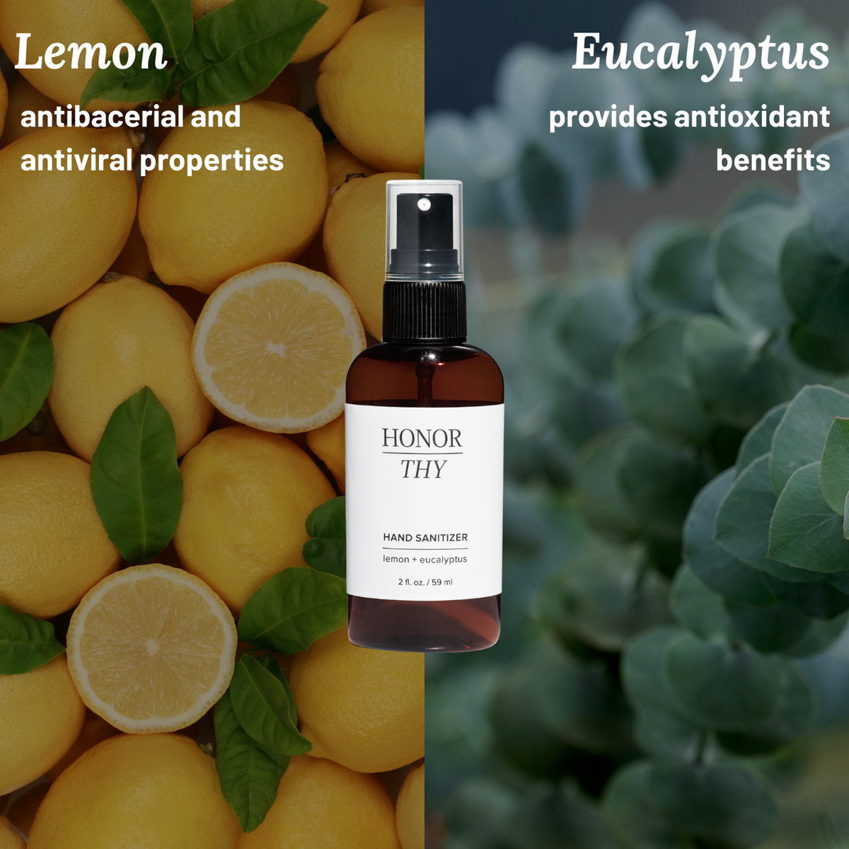 Hand Sanitizer: Moisturizing with Essential Oils