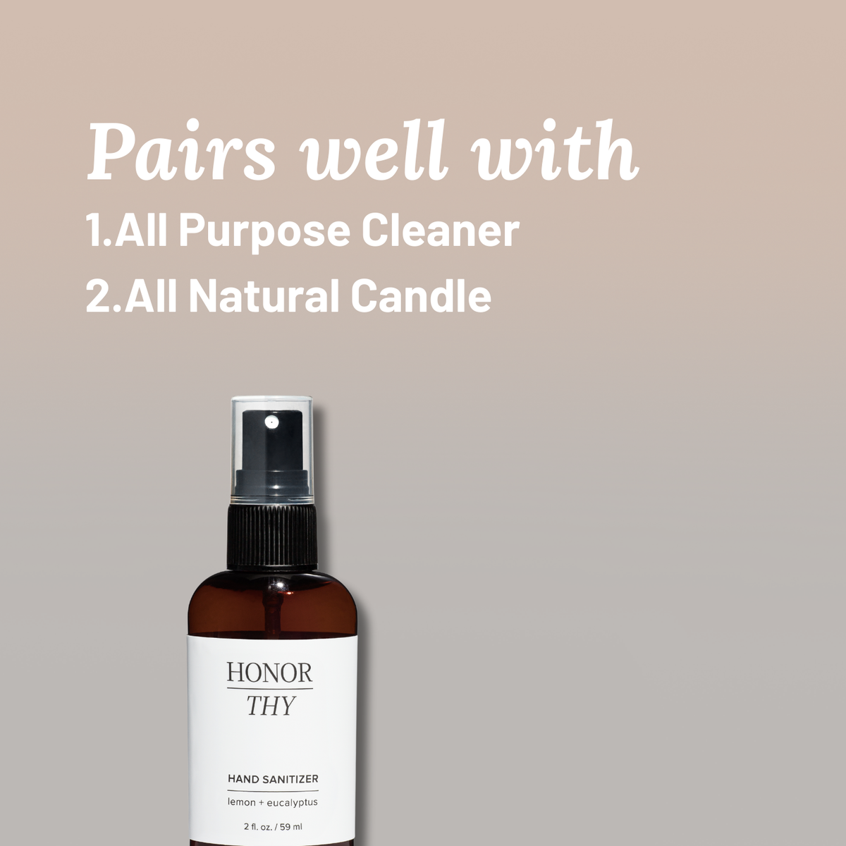 Hand Sanitizer: Moisturizing with Essential Oils