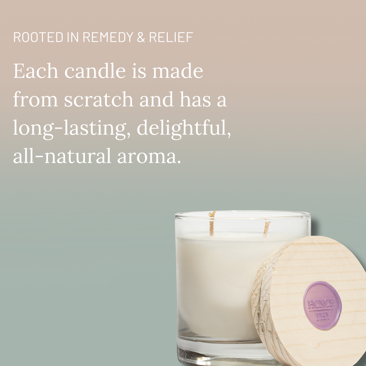 All-Natural Essential Oil Candles (Multiple Scents)