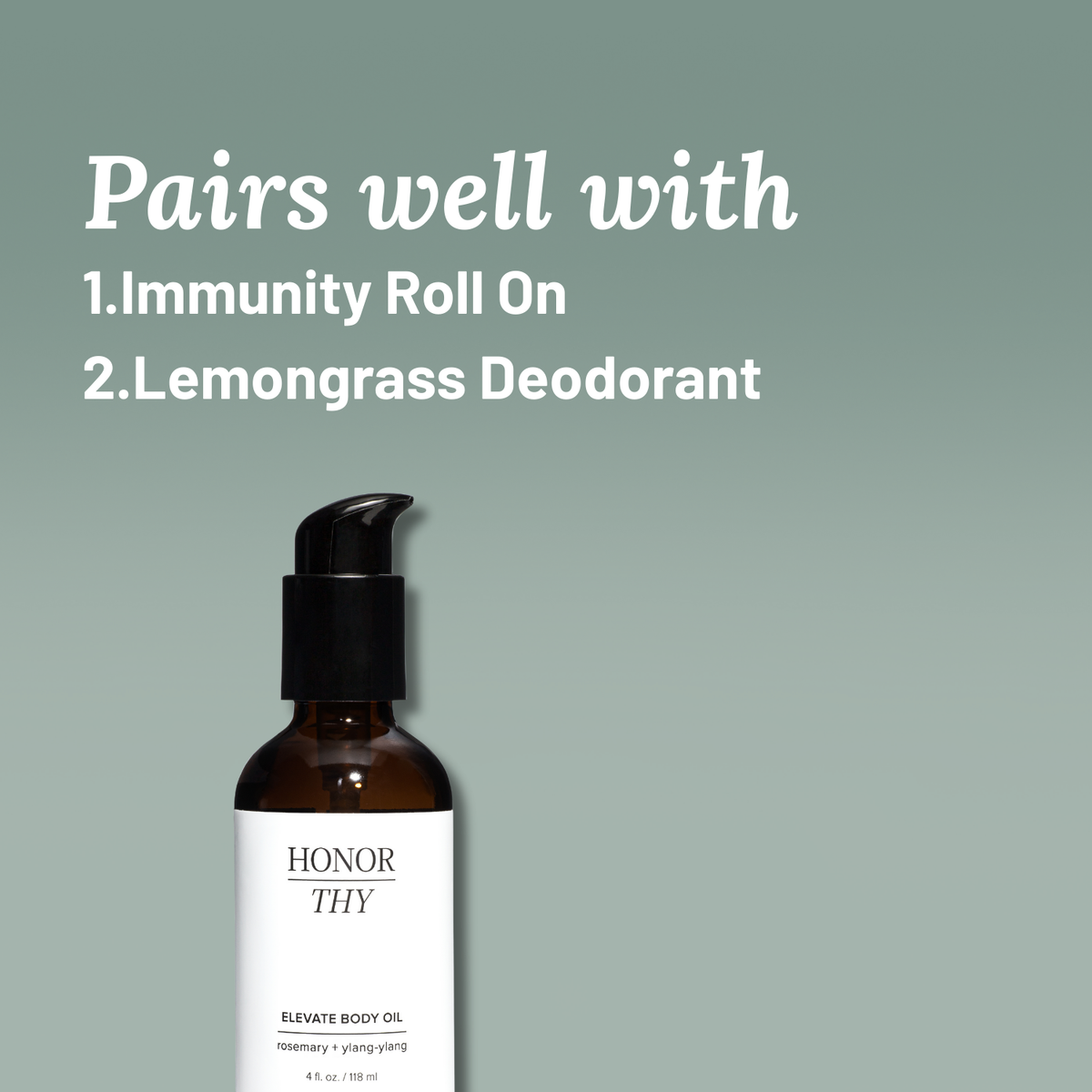 Energizing and  Balancing Body Oil: Rosemary, Ylang Ylang