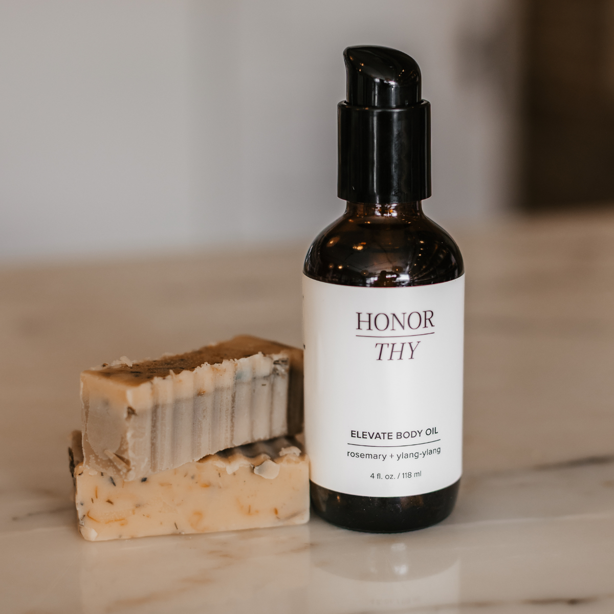 Energizing and  Balancing Body Oil: Rosemary, Ylang Ylang