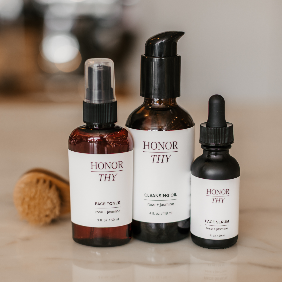 Rose Jasmine Face Serum & Hydrating Moisturizer: Normal/ Dry Skin