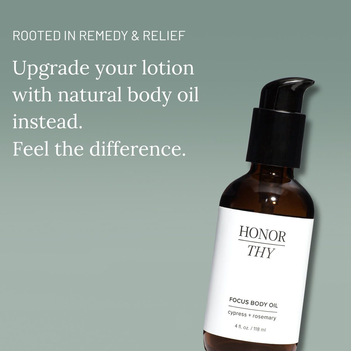Focusing and Uplifting Body Oil: Rosemary, Lemongrass, Peppermint, Cypress