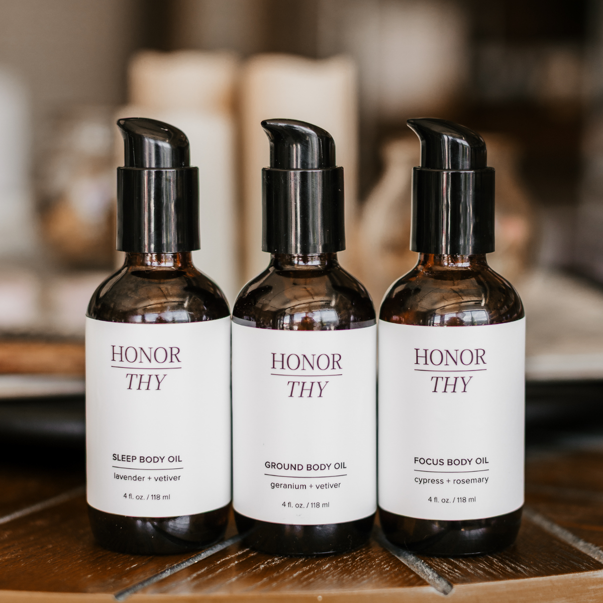 Focusing and Uplifting Body Oil: Rosemary, Lemongrass, Peppermint, Cypress