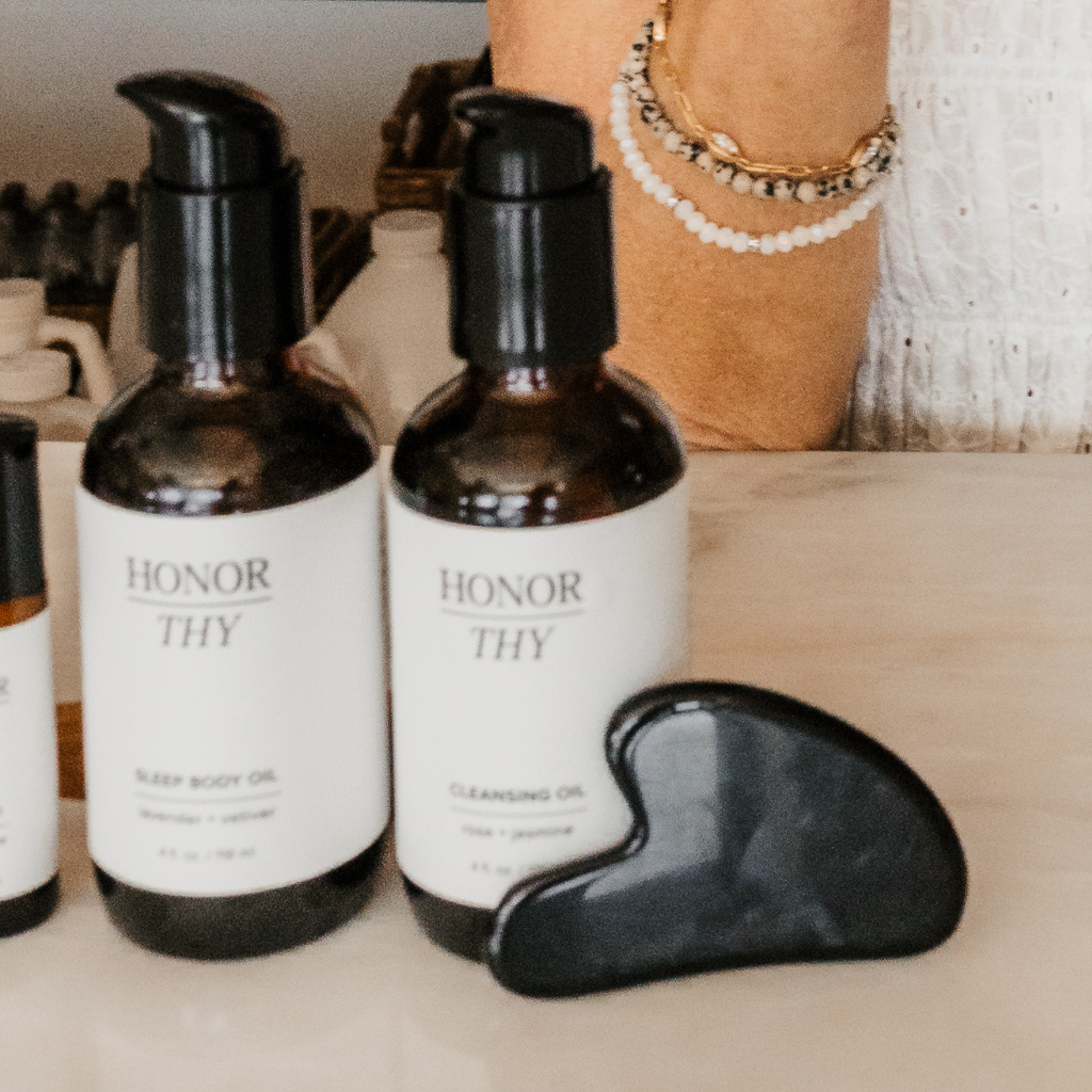 Gua Sha Stone Face Tool