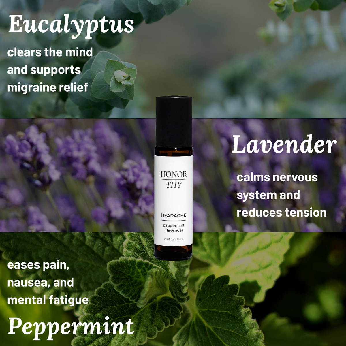 Headache Essential Oil Roll-On: Soothing Natural Remedy with Essential Oils