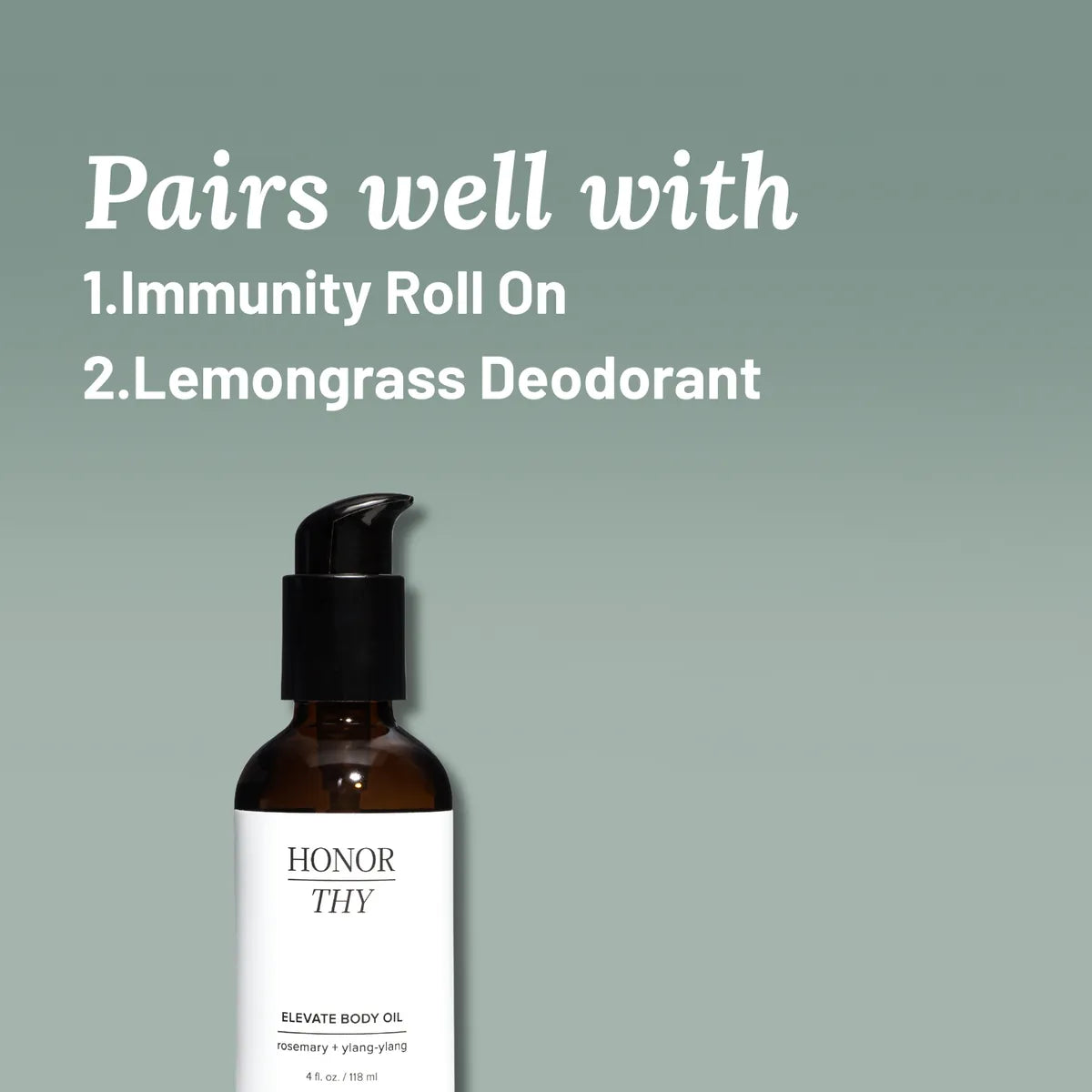Energizing and  Balancing Body Oil: Rosemary, Ylang Ylang