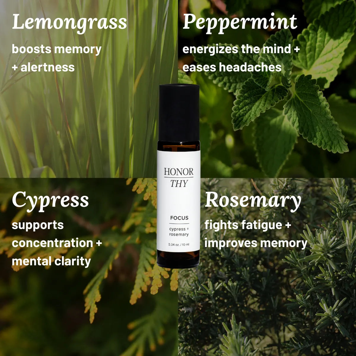Focus Essential Oil Roll-On: Energizing Natural Remedy with Essential Oils