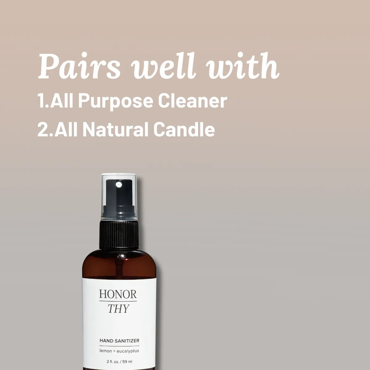 Hand Sanitizer: Moisturizing with Essential Oils