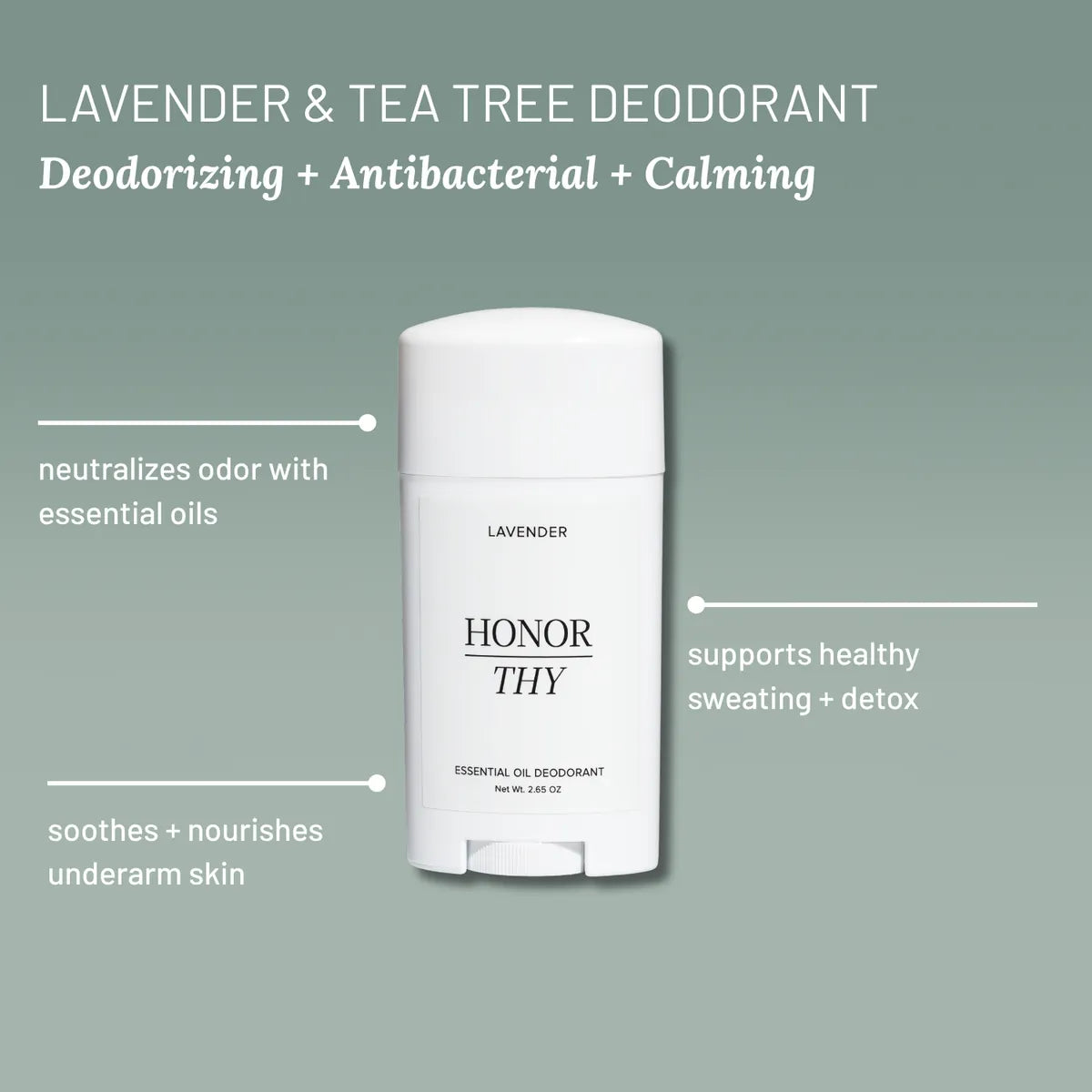 Lavender and Tea Tree Deodorant
