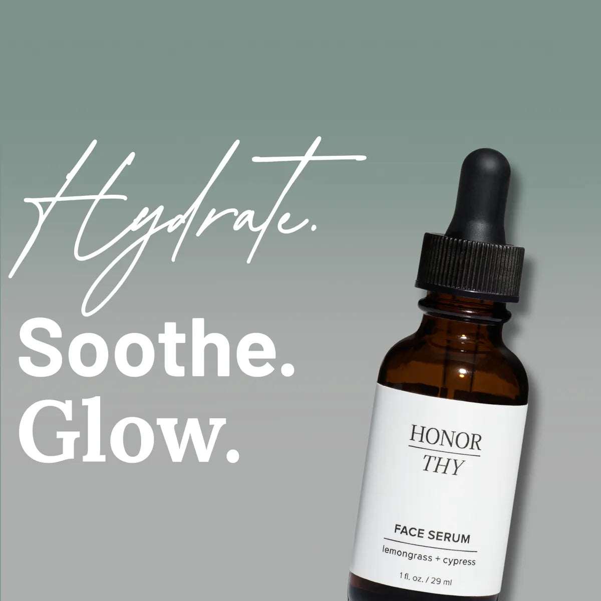 Lemongrass Cypress Face Serum & Hydrating Moisturizer: Oily/Combination Skin
