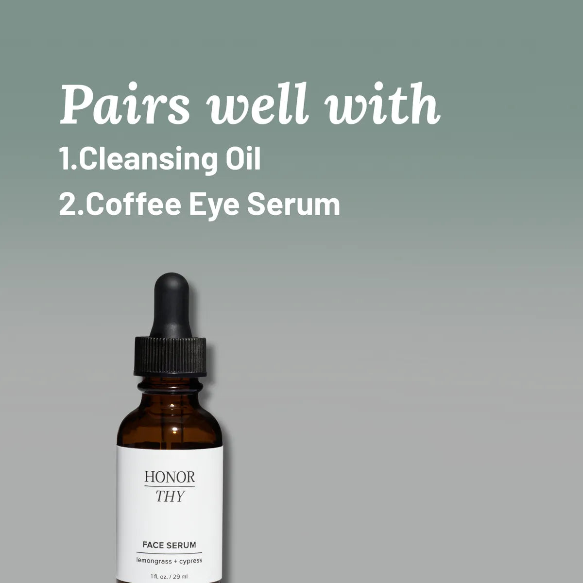 Lemongrass Cypress Face Serum & Hydrating Moisturizer: Oily/Combination Skin