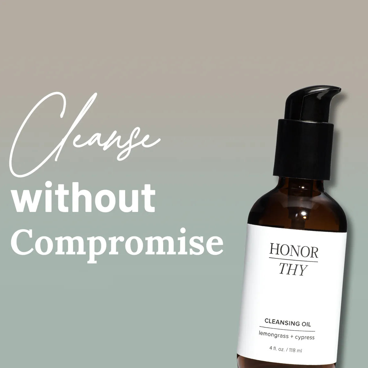 Lemongrass Cypress Makeup and Oil Cleanser: Combination/Oily Skin