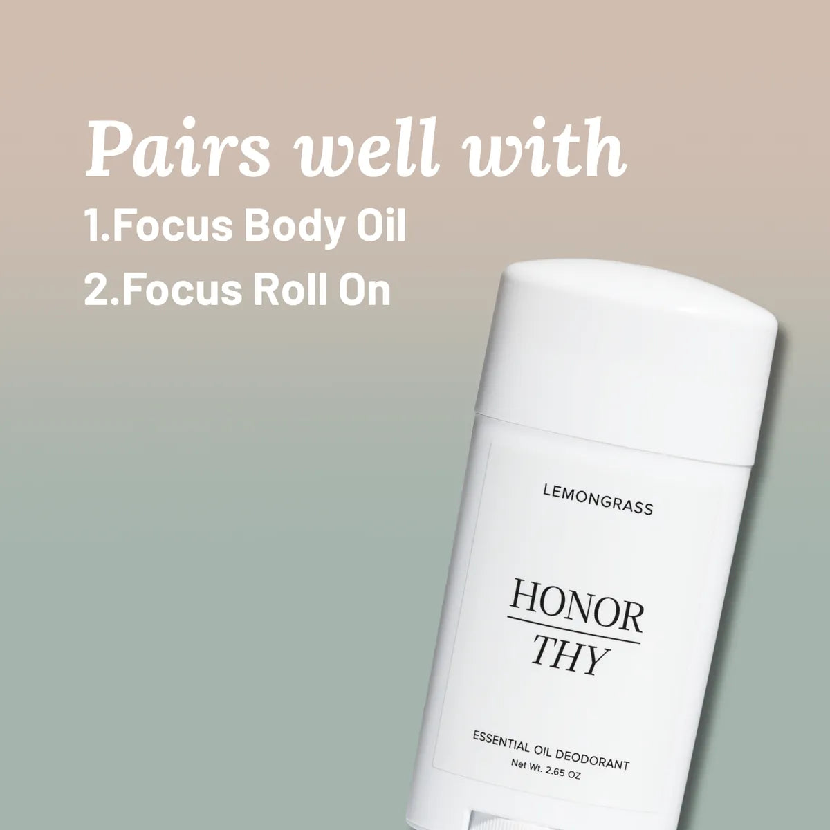 Lemongrass and Tea Tree Deodorant