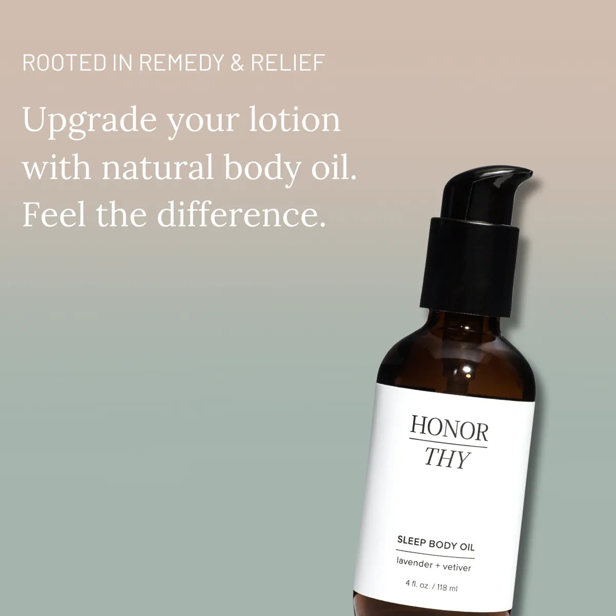 Relaxing and Calming Body Oil: Lavender, Mandarin, Vetiver