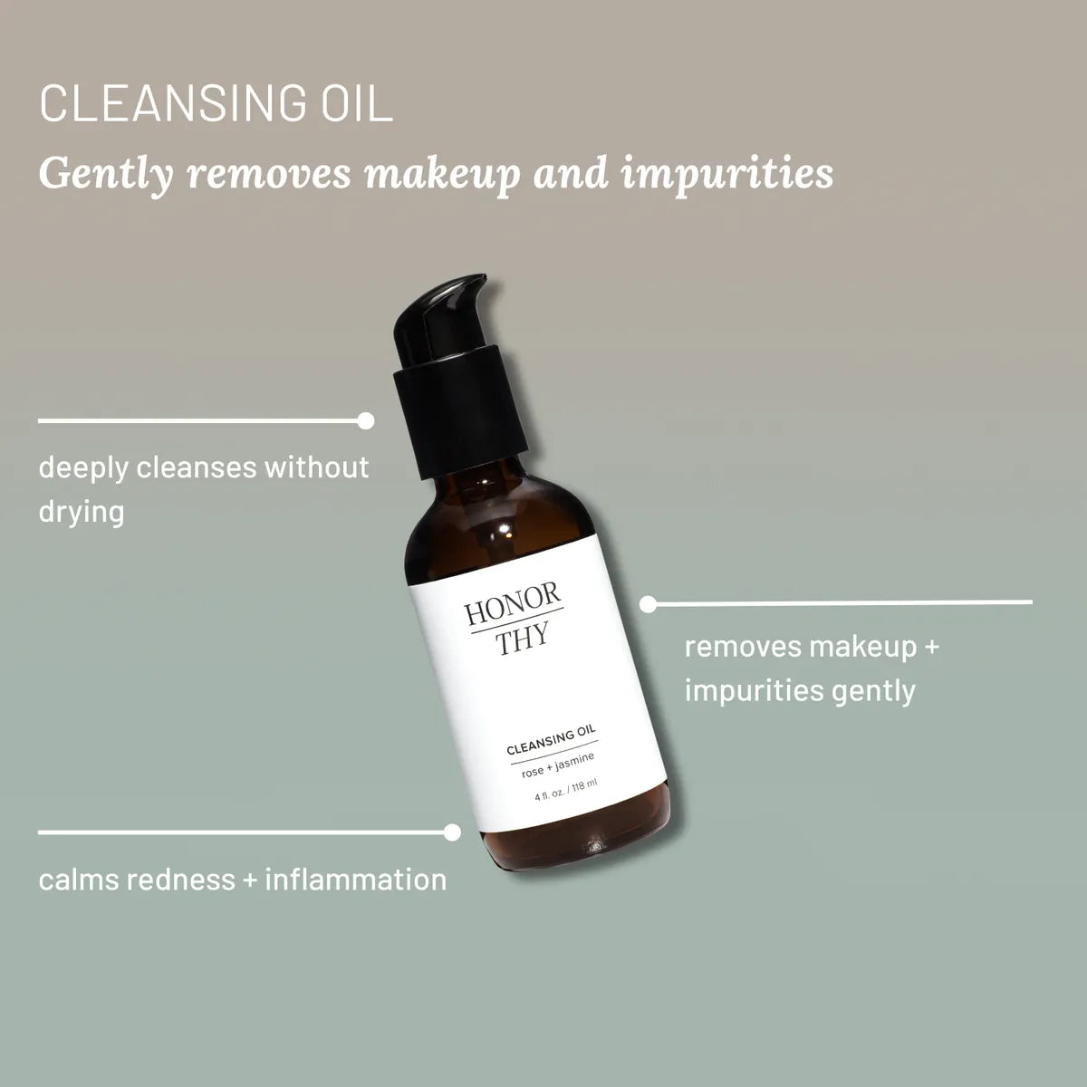 Rose Jasmine Makeup and Oil Cleanser: Normal/Dry Skin