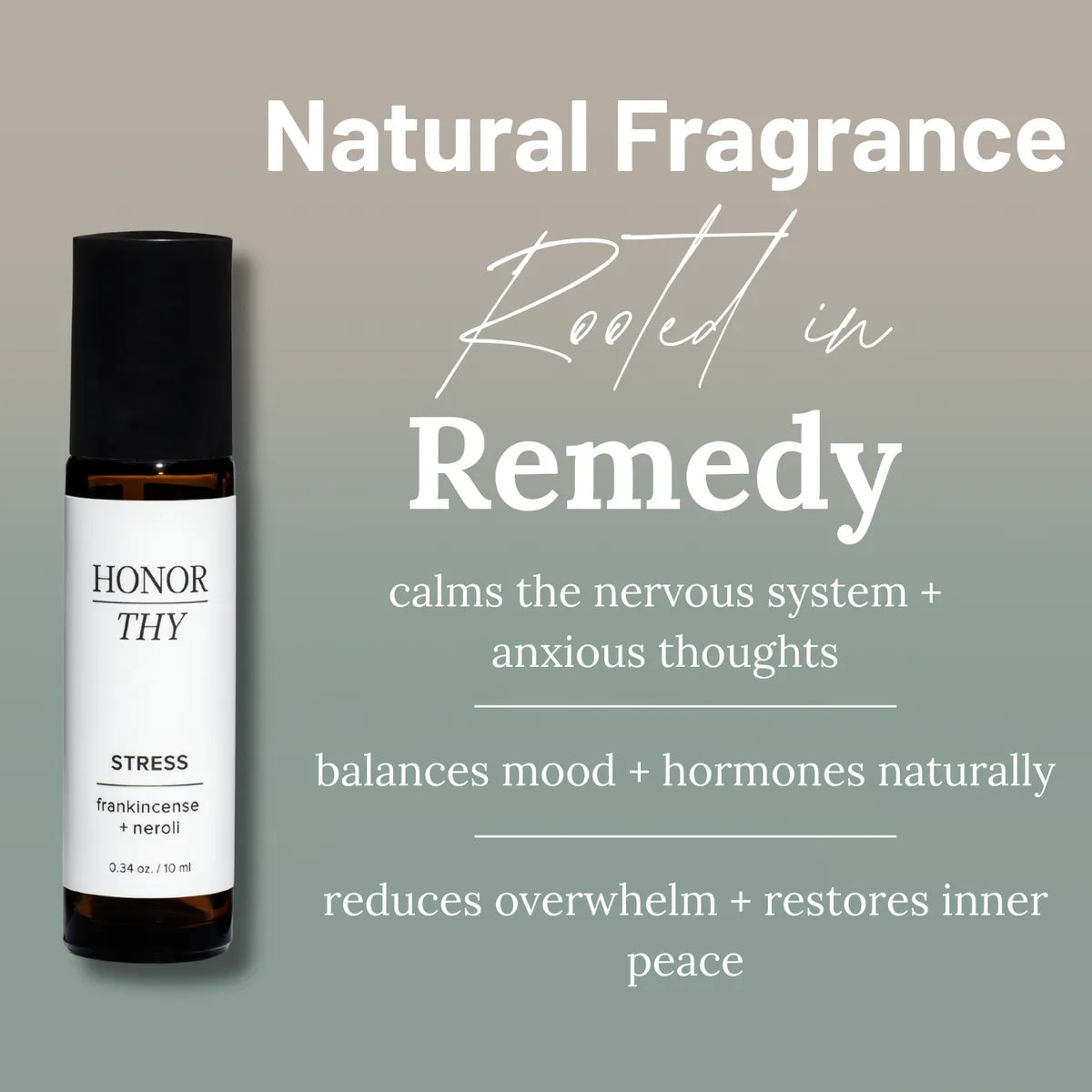 Stress Essential Oil Roll-On: Calming Natural Remedy with Essential Oils