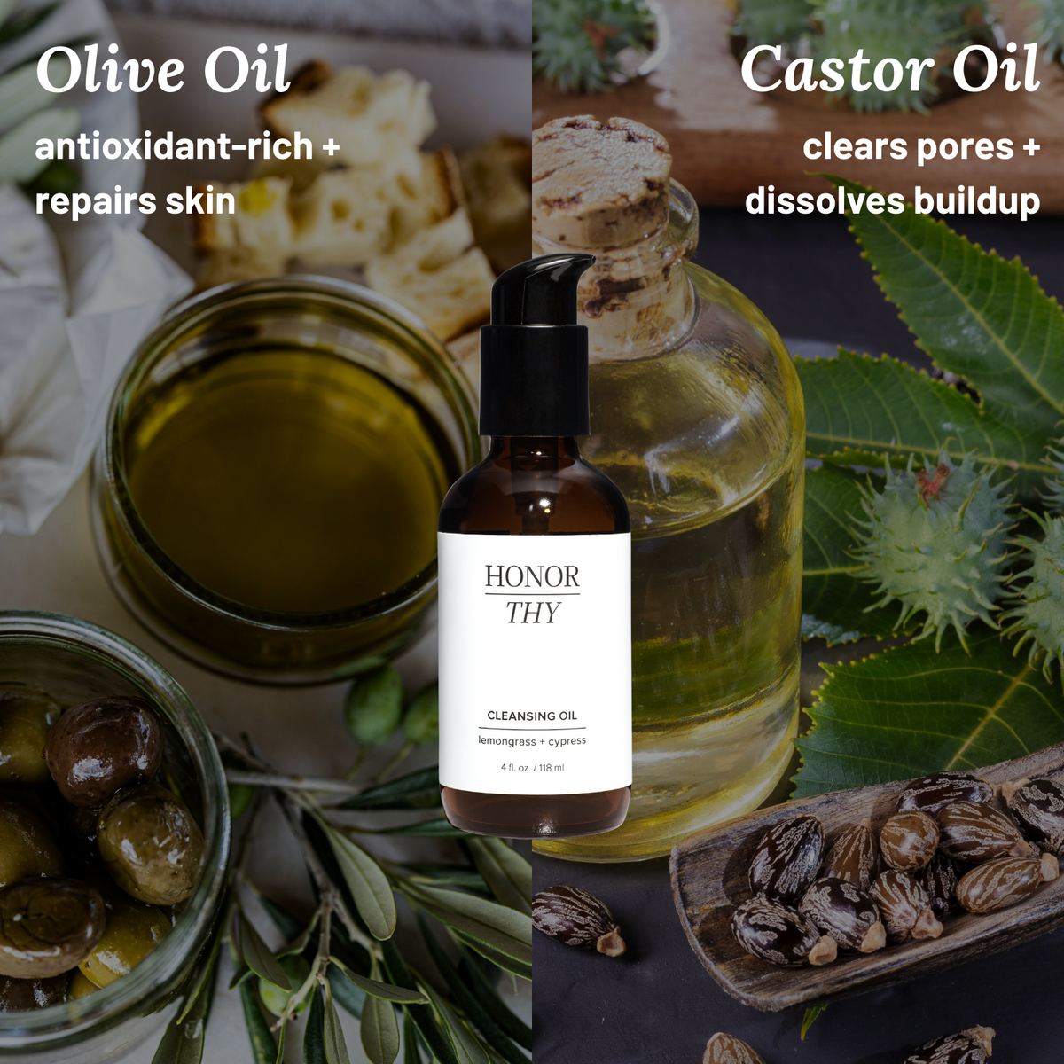 Lemongrass Cypress Makeup and Oil Cleanser: Combination/Oily Skin