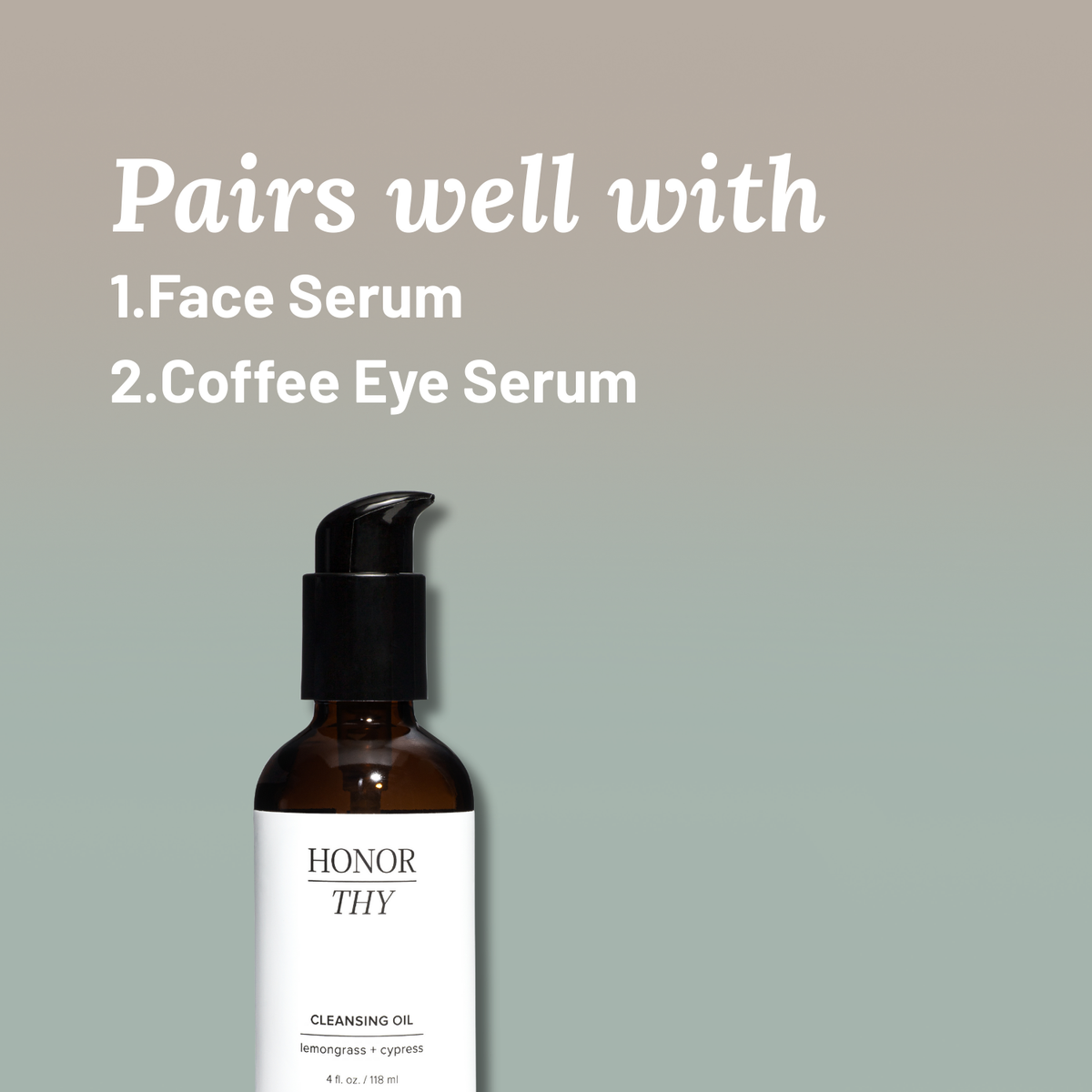 Lemongrass Cypress Makeup and Oil Cleanser: Combination/Oily Skin