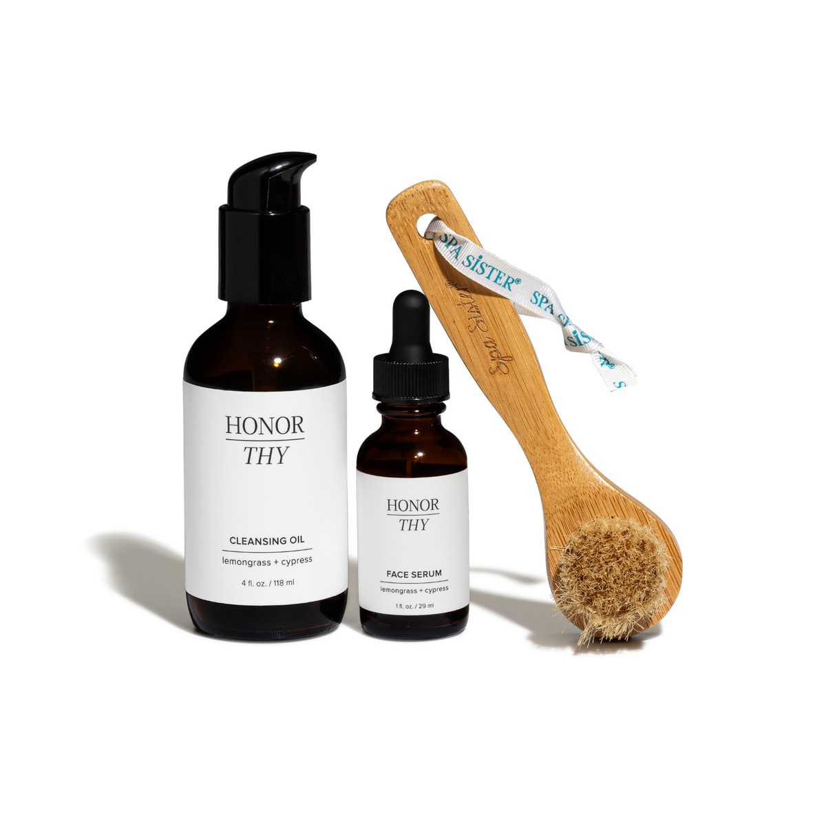 Lemongrass Cypress Facial Bundle (Oily Skin): Cleanse, Exfoliate, and Restore