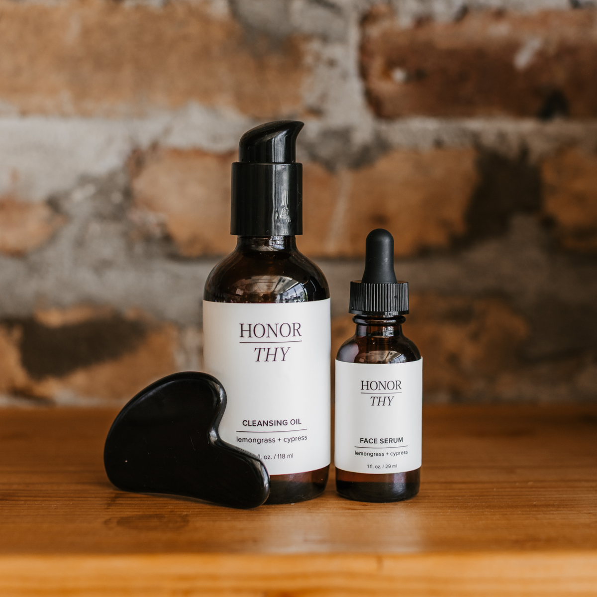 Lemongrass Cypress Facial Bundle (Oily Skin): Cleanse, Exfoliate, and Restore