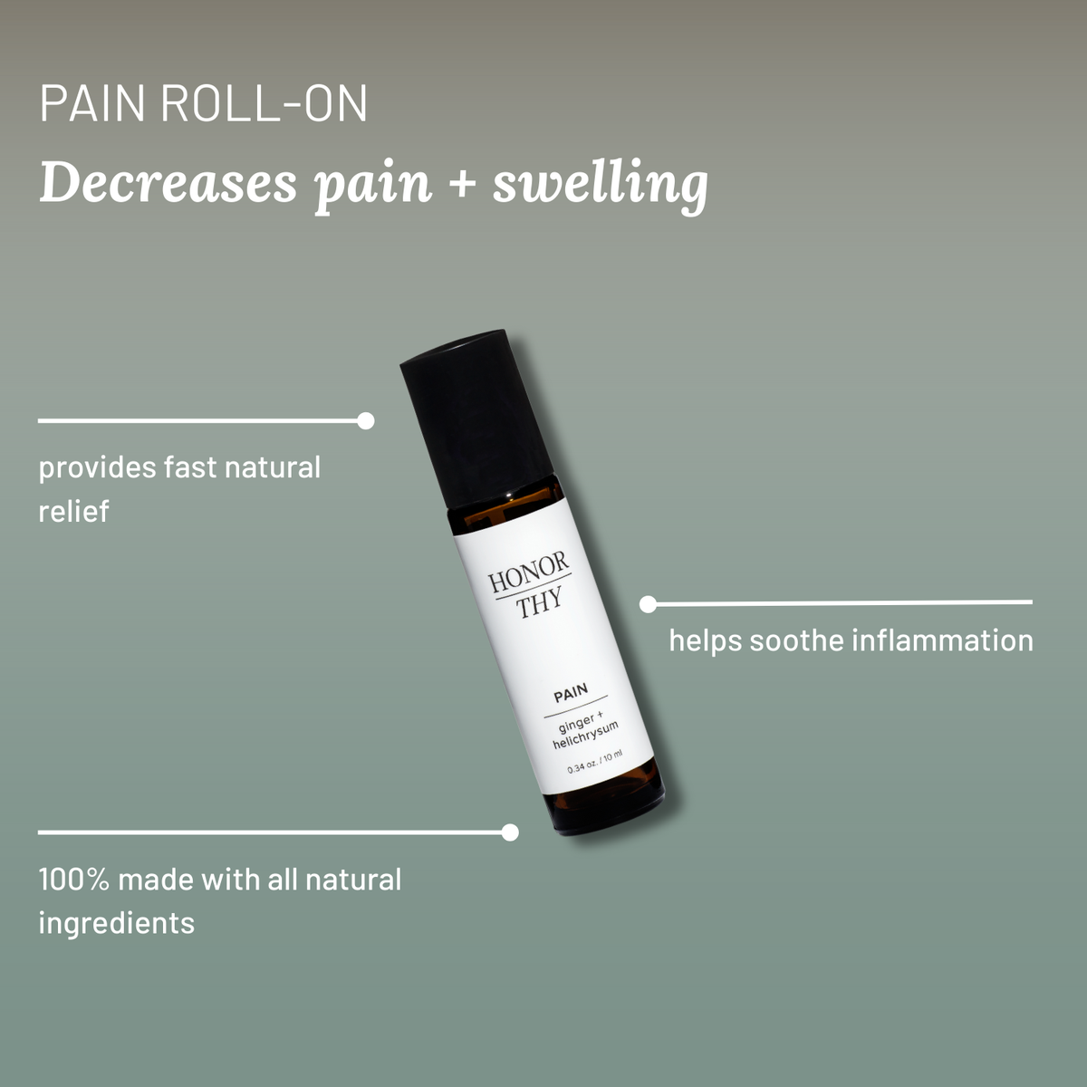 Pain Essential Oil Roll-On: Soothing Remedy with Essential Oils