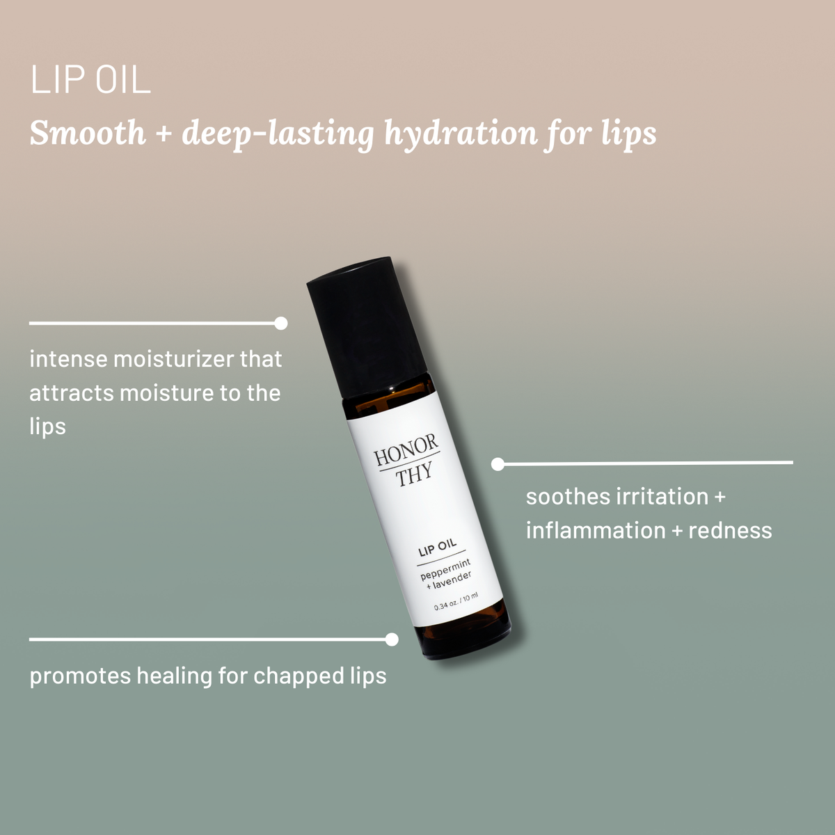 Peppermint  & Lavender Lip Oil