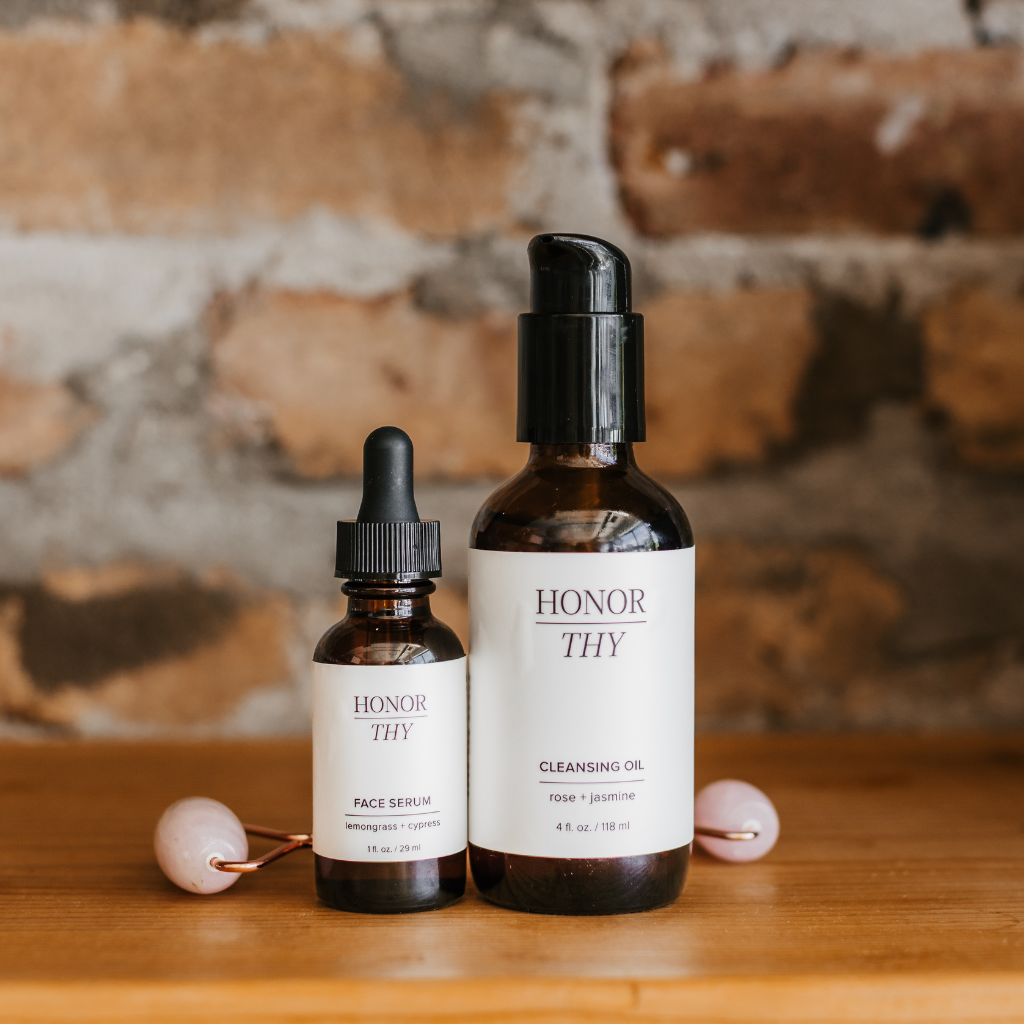 Rose Jasmine Facial Bundle (Dry Skin): Cleanse, Exfoliate, and Hydrate