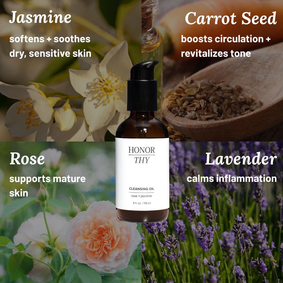 Rose Jasmine Makeup and Oil Cleanser: Normal/Dry Skin