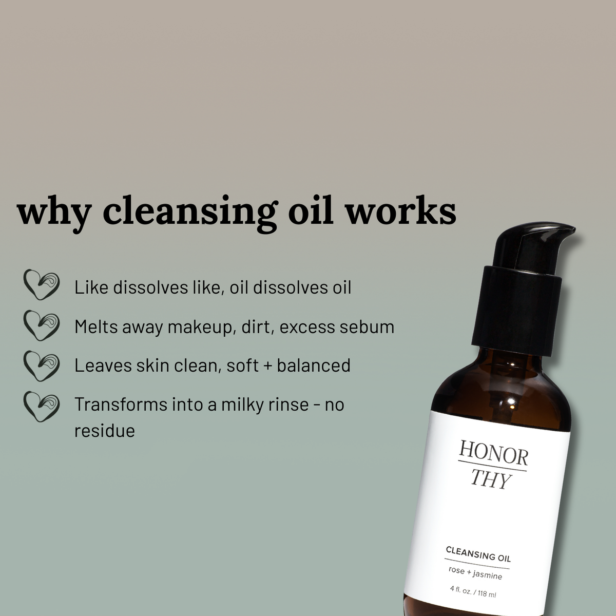 Rose Jasmine Makeup and Oil Cleanser: Normal/Dry Skin